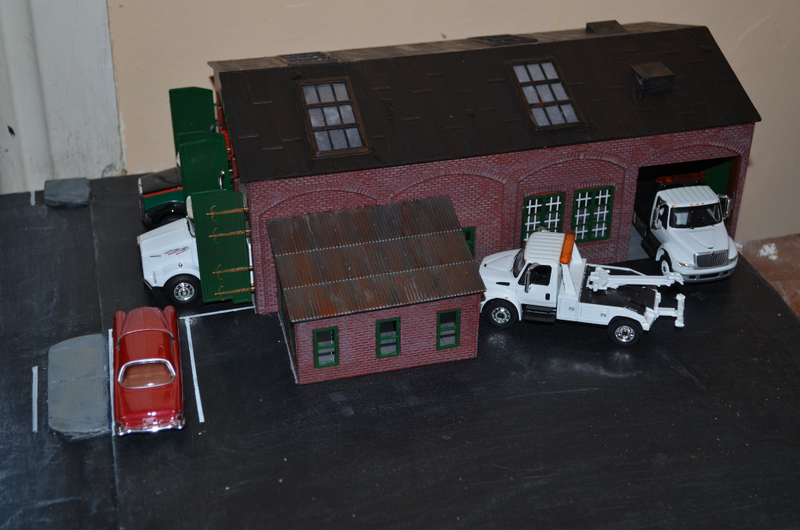Illustration for article titled Wrong side of the Tracks diorama, part 9